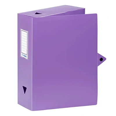 Imagen de Viquel Class Doc Caja para archivar (polipropileno, ancho 100 mm, color malva