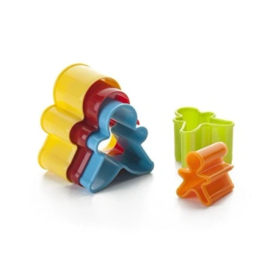 Imagen de Ibili Jengibre Set 5 Cortapastas Ginger, Stainless Steel, Multicolor, 11 x cm