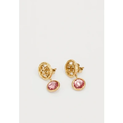 Imagen de Guess Petra Pendientes Yellow goldcoloured/fuchsia, Mujer, Talla: One Size, gold/coloured/fuchsia