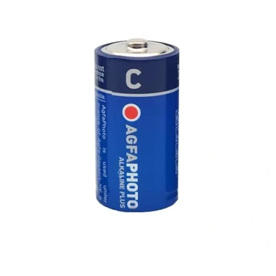 Imagen de AgfaPhoto Pilas alcalinas Plus Baby C LR14 (1,5 V, Paquete de 12), Larga Vida útil, Ideal para electrodomésticos, linternas, Juguetes y más. Rendimiento fiable Constante