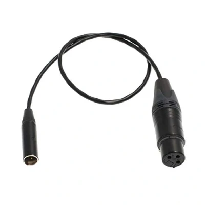 Imagen de HangTon BMPCC 4K Cable de audio Mini XLR TA3 a Micrófono 3 pines para Blackmagic Design Video Assist Pocket Cinema Camera 6K Pro Canon C70 20&quot;