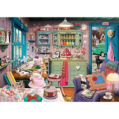 Imagen de Schmidt Spiele 59653 Großmutters Stube, 1000 Teile Secret Puzzle, Salón de la Abuela, Piezas, Multicolor