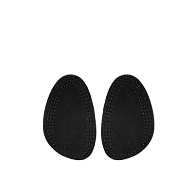 Imagen de Medias Plantillas Kaps Halfled Cómodas de Cuero y Látex, Previenen Roces Ampollas con Tacones Ayudan a Que El Calzado Se Ajuste Cuando Media Talla Es Demasiado Grande (41 42 EUR Negro)