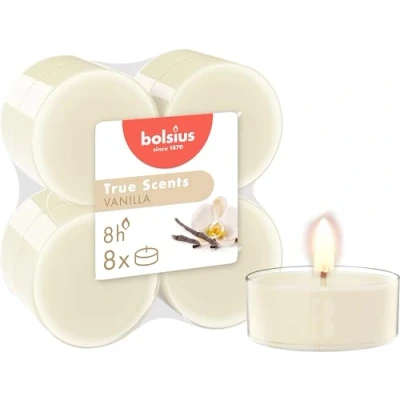Imagen de Bolsius Maxi Tea Lights True Scents Vanilla 8 Pieces