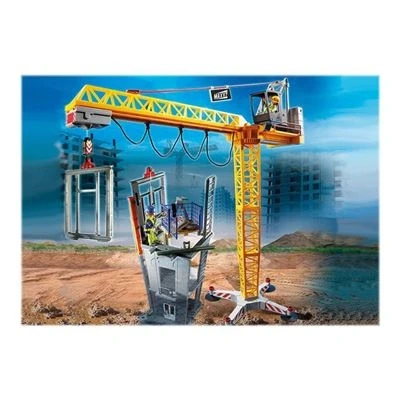 Imagen de PLAYMOBIL City Action 70441 Grúa de Construcción con Mando A Distancia RC, Partir 5 Años