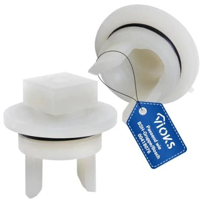 Imagen de VIOKS 2 acopladores de plástico para picadora carne Bosch 00418076 00020470 Mum acoplamiento MF155 MFW15 MUM4 MUM5 MUZ4FW Champion HomeProfessional ProfiMixx