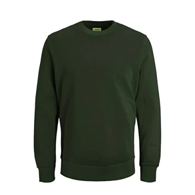Imagen de Jack &amp; Jones Jjeholmen Noos Sudadera para Hombre de Cuello Redondo, Gris (Asphalt/Reg Fit), XL