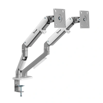 Imagen de Ranqer Soporte de Monitor Pro Dual blanco