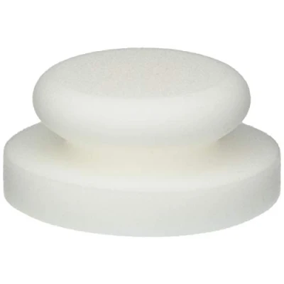 Imagen de Maddox Detail Handpuck White Premium Polish 110x500mm Discos Pulir Coche con Diseño Ergonómico Perfecto para Esponja Limpieza Espuma Durable Multifuncional