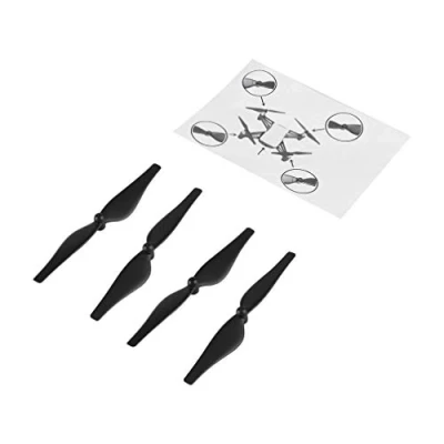 Imagen de Dilwe Hélice RC Drone Blade, 2 Pares de Hélices Fibra Carbono para DJI Tello (Negro)