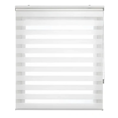 Imagen de Uniestor Basic estor noche y día color Blanco roto de 140 x 250 cm (ancho alto) Tamaño la tela 137 245 cm. Estores enrollables