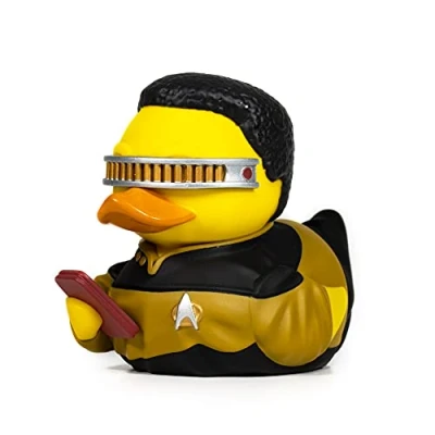 Imagen de TUBBZ Boxed Edition Geordi La Forge Figura Coleccionable de Pato Goma Vinilo Producto Oficial Star Trek TV, películas y Videojuegos