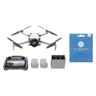 Imagen de DJI Pack Mini 4 Pro Vuela Más con RC 2 (control remoto pantalla), drones camara 4k, menos de 249 g, 34 min tiempo vuelo, baterías adicionales, C0