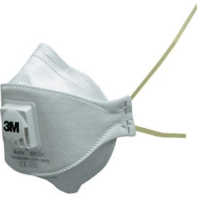 Imagen de 3M™ Aura™ 9312+ Mascarilla autofiltrante para partículas FFP1 con válvula Pack de 10 Unidades