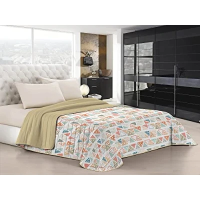 Imagen de Italian Bed Linen Fantasy Edredón de Verano, Multicolor (Diferente), Doble Pequeño