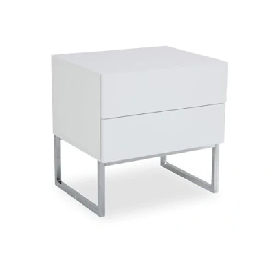 Imagen de Robas Lund Consola de Noche, Blanco, BxHxT 50x50x40 cm