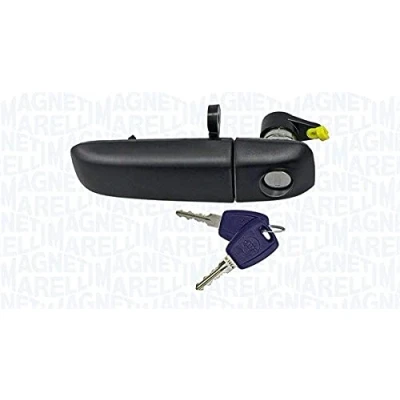 Imagen de MAGNETI MARELLI 350105011700 Manecilla de Puerta Delante, izquierda con cilindro cierre negro sin recubrimiento FIAT: Panda II Hatchback