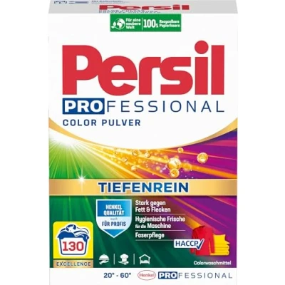Imagen de Persil detergente en polvo de color limpieza profunda (130 lavados), para ropa pura y frescura higiénica la máquina, eficaz 20 C a 60