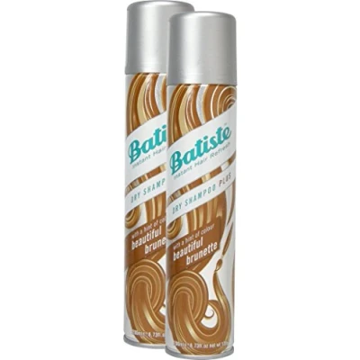 Imagen de Batiste Champú en seco, con un toque de color para pelo castaño, todo tipo cabello, lote 2 unidades (2 x 200 ml) (el empaque puede diferir)