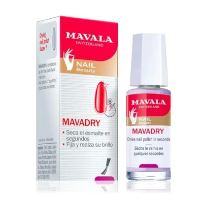 Imagen de MAVALA Mavadry 10 ml, Secante de Esmalte Uñas. Top Coat, Seca el en Segundos, Fija y Realza Brillo la Uña, Potencia Color