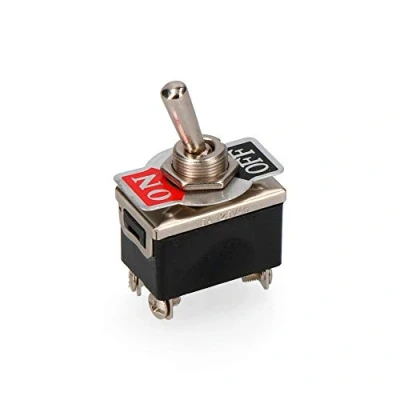 Imagen de eDM 45053 Interruptor Bipolar Rabillo Metalico 10A, Multicolor, 250 V