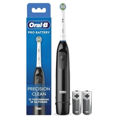 Imagen de Oral B Pro Battery Power Cepillo de dientes Precision Clean Negro Nuevo