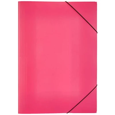 Imagen de Pagna Carpeta elástica PP A3, translúcida, rosa oscuro, tendencia