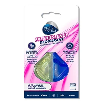 Imagen de CARE + PROTECT Esencia Fresca Universal Desodorante para Lavavajillas, Elimina los Malos Olores, Fragancia Duradera, 1 Caparazón, Hasta 60 Lavados