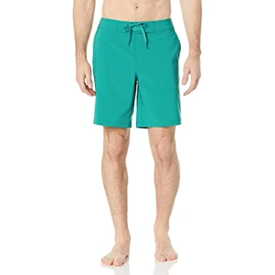 Imagen de Amazon Essentials Shorts de Playa Hombre, Verde Azulado, XS