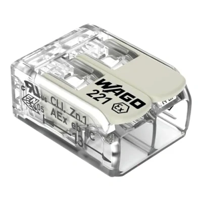 Imagen de Wago 221 682 Terminales de conexión compactos (2 hilos, 6 mm2, 50 unidades)