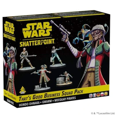 Imagen de Atomic Mass Games Star Wars Shatterpoint: That’s Good Business Pack de Escuadra Juego Estrategia A Partir 14 Años 2 Jugadores 90 Min. por Partida Multilenguaje (Incluye Español)