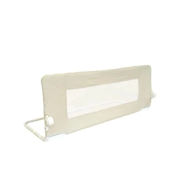 Imagen de Safetots Barandilla de Cama Deluxe Mezclilla Natural, 100cm Ancho x 40cm Alto, Protector para Niños Pequeños, Barrera