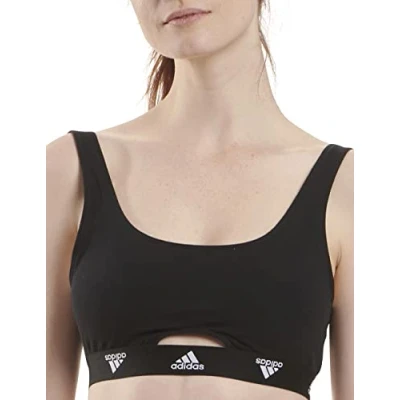 Imagen de adidas Scoop Bralette, Sujetador Estilo Corsé para Mujer, Negro (Black), S