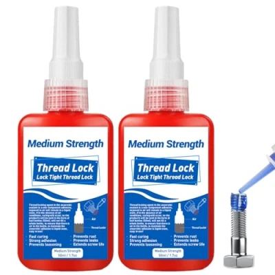 Imagen de 100 ml de protección contra tornillos, tornillos resistencia media, para tuercas y pernos, estable e inoxidable