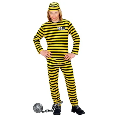 Imagen de W WIDMANN MILANO Party Fashion Niños disfraz preso, convicto, carnaval disfraces,