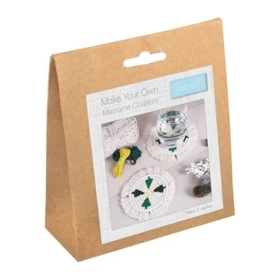 Imagen de Trimits Haz tu propio kit de decoración macramé, posavasos