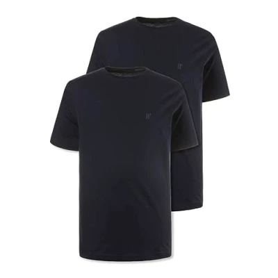 Imagen de JP 1880 Camisetas, Corte básico, Pack de 2, Cuello Redondo, hasta la Talla 8 XL Marina Oscuro 5XL 702637750