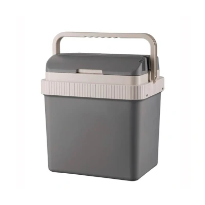 Imagen de briebe Camp Nevera Portátil Eléctrica 21 Litros, Coche, Camping, Viaje, 12V / 220V, Refrigera, Mantiene el Calor, Bajo Consumo, Gris, CF1151