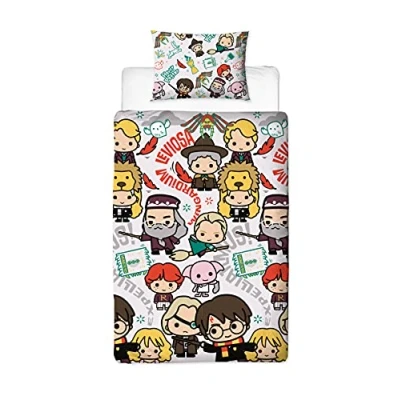 Imagen de Parure de lit réversible Et Taie D&#039;oreiller Harry Potter 135 cm x 200