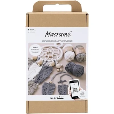 Imagen de Creativ Company Set aprende macramé, Multicolor