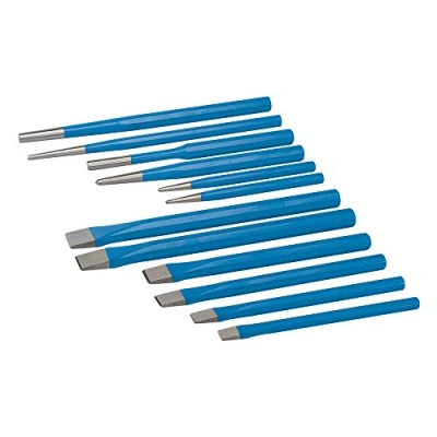Imagen de Silverline Tools PC05 Cinceles y botadores, multicolor, 12 piezas