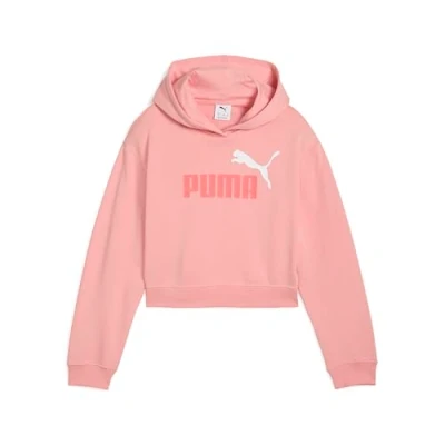 Imagen de PUMA ESS 2 Color No. 1 Logo​ Short Length Hoodie TR G, Felpe con Cappuccio Niñas, Pink Fruit,