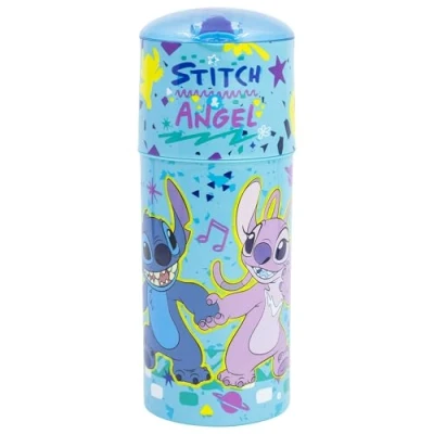 Imagen de Botella de agua infantil plástico 350 ml Stitch