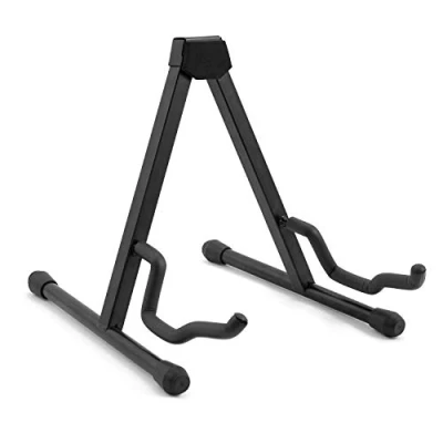 Imagen de Tiger GST7 BK Soporte para guitarra (universal, ajustable, plegable), color negro