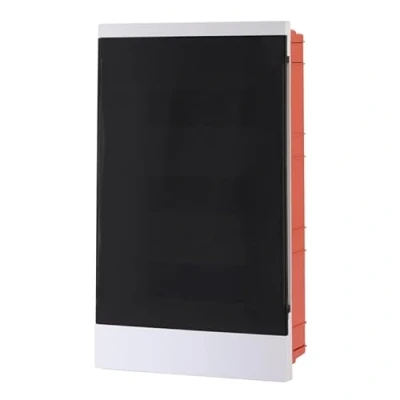 Imagen de LION Electric caja de distribución, empotrada, 3 filas, 36 módulos, IP40, para ambientes húmedos con protección adicional PE/N, abrazadera latón, fusibles sin halógenos montaje