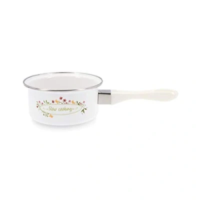 Imagen de Quid Memory Cazo Esmalte Acero 14cm 100cl Blanco