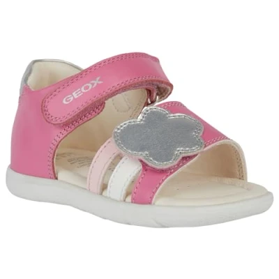 Imagen de Geox B Sandal Alul Girl A, Sandalia Bebé Niñas, Dk Pink Silver, 24 EU