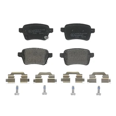 Imagen de BREMBO P 23 156 Juego de pastillas freno con avisador acústico desgaste tornillos pinza accesorios FIAT: 500L