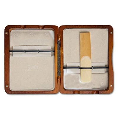 Imagen de GEWA 751015 Estuche para cañas saxofón alto, 6 lacado marrón rojo