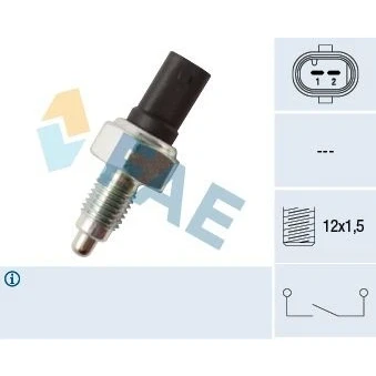 Imagen de FAE 40756 Interruptor, piloto de marcha atrás MERCEDES BENZ: Clase B